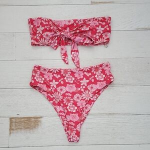 Floral Pink Bikini Set